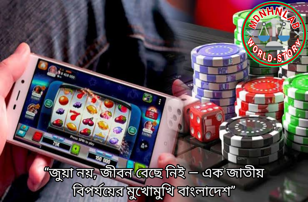 “জুয়া নয়, জীবন বেছে নিই — এক জাতীয় বিপর্যয়ের মুখোমুখি বাংলাদেশ” – মোঃ নাজির হোসেন নাঈম